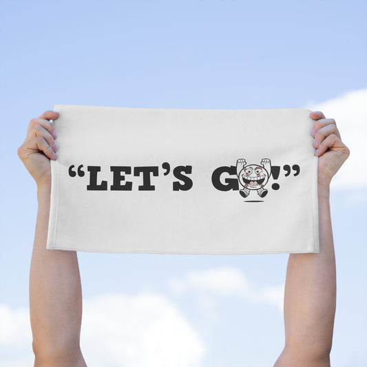 "Let's Go" Rally Towel, 11x18