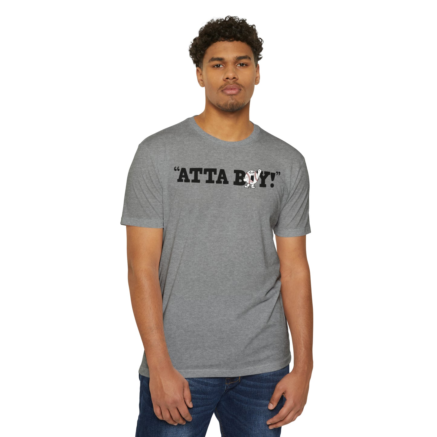 “Atta Boy!” Unisex CVC Jersey T-shirt