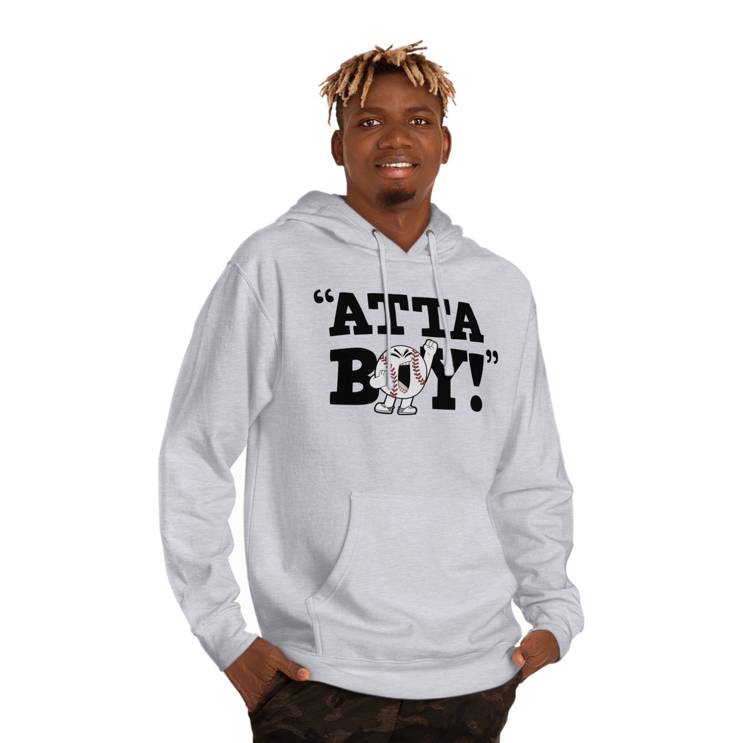 “Atta Boy!” Unisex Hooded Sweatshirt