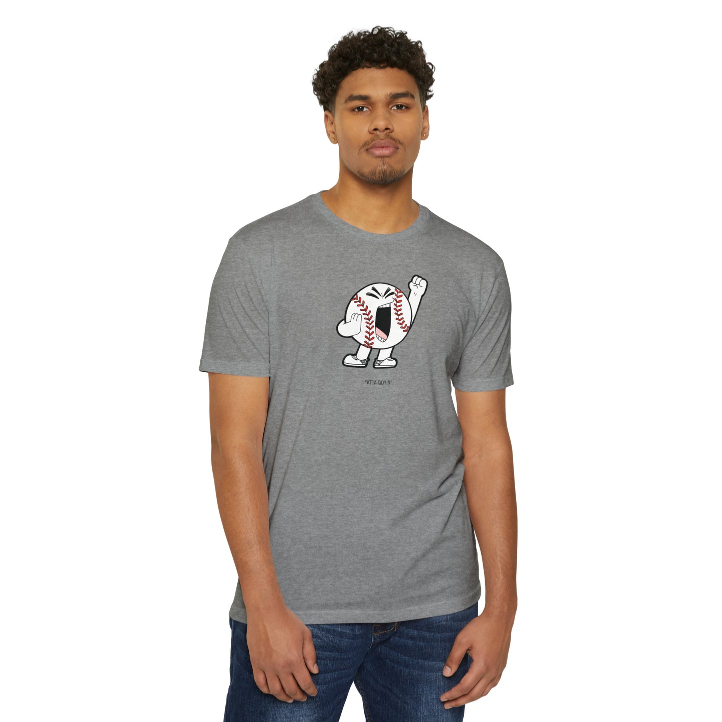 “Atta Boy!” Unisex CVC Jersey T-shirt