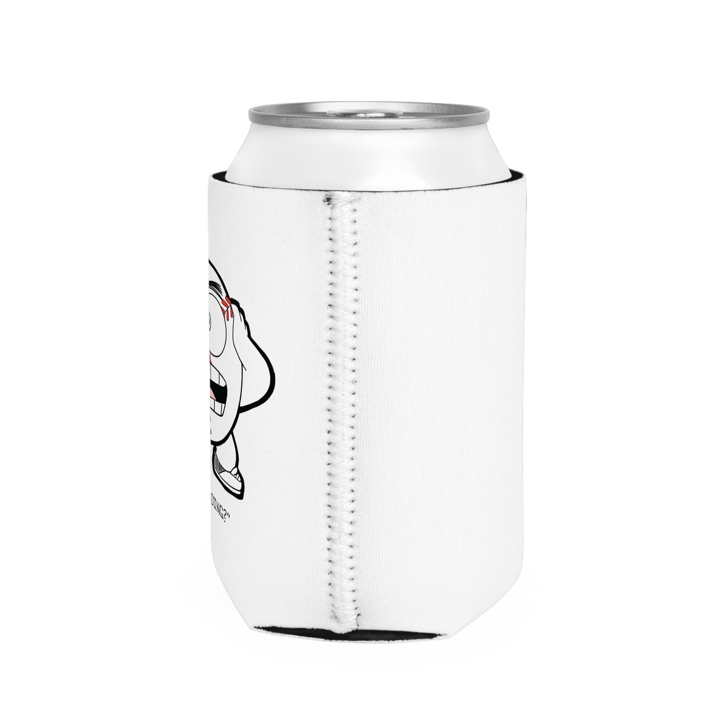 "What Are We Doing?" Ball Can Cooler Sleeve